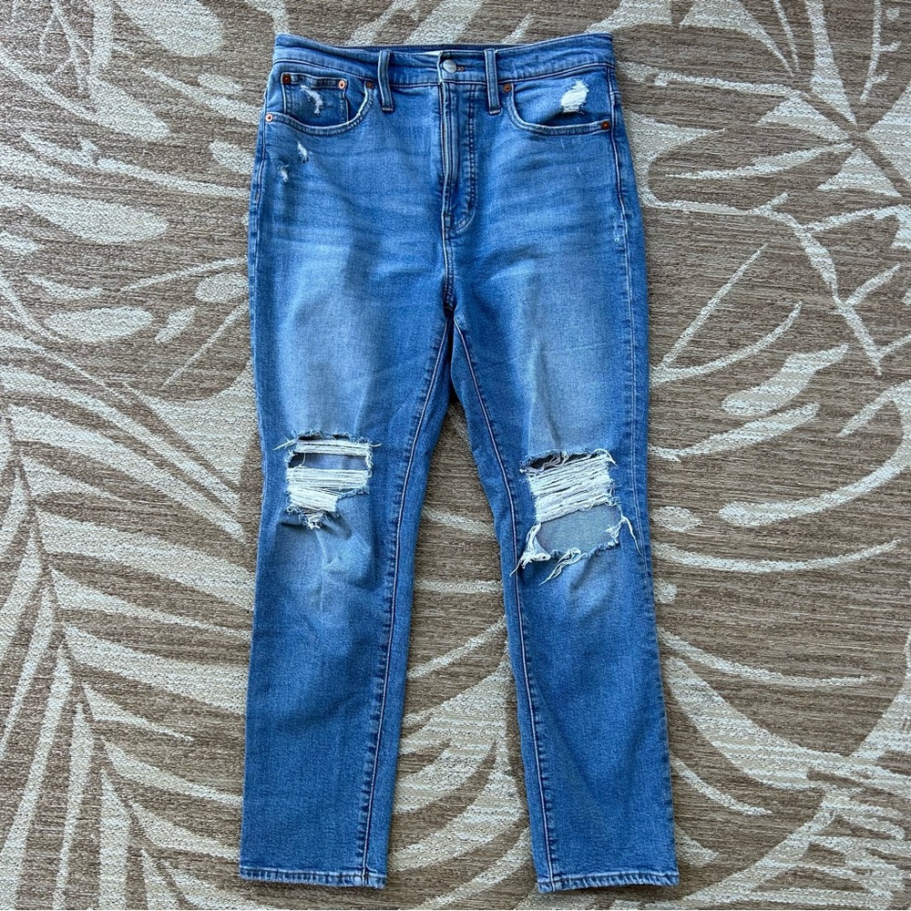 Madewell Women's Straight Leg Jeans in Blue